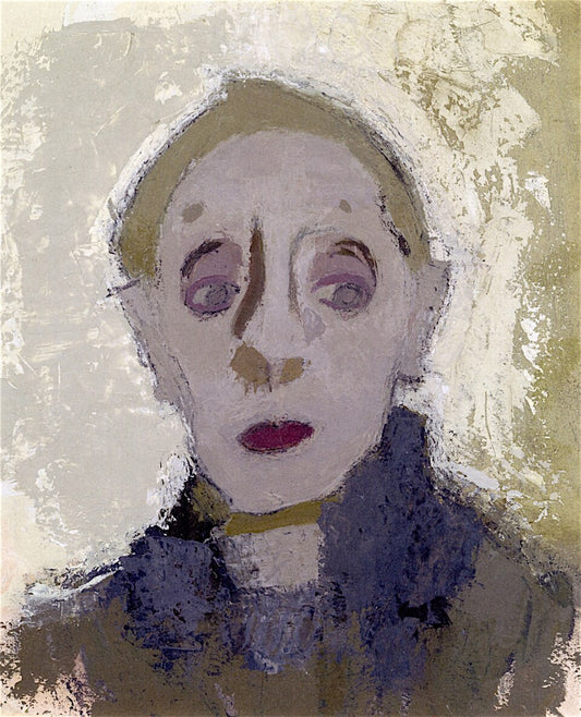 Helene Schjerfbeck Self-Portrait, 1942 - Hand Painted Oil Painting