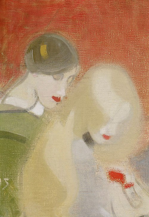 Helene Schjerfbeck The Family Heirloom - Hand Painted Oil Painting
