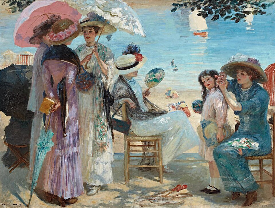 Rupert Bunny Beautiful Afternoon in Royan - Hand Painted Oil Painting