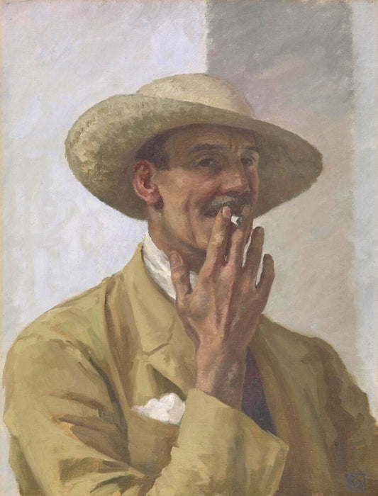 Rupert Bunny Self Portrait - Hand Painted Oil Painting
