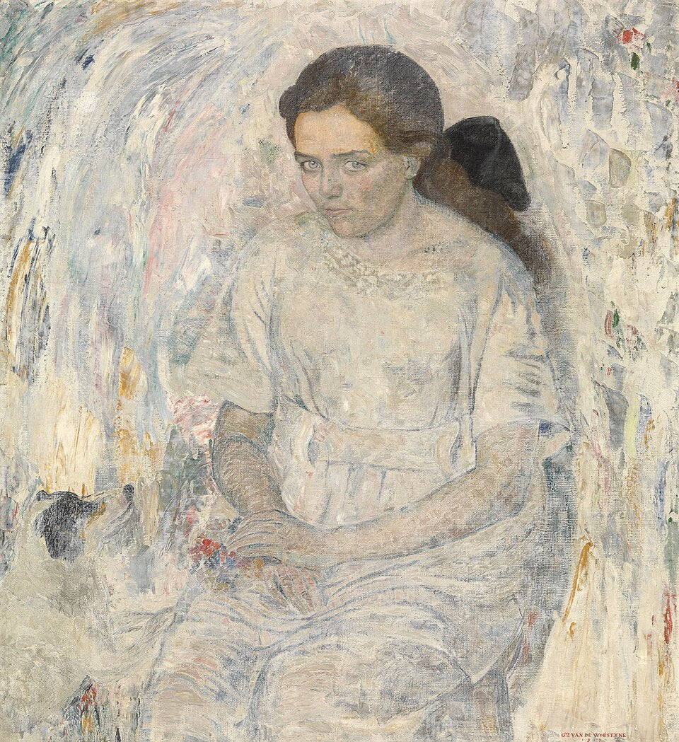 Gustave Van de Woestijne Adrienne - Hand Painted Oil Painting