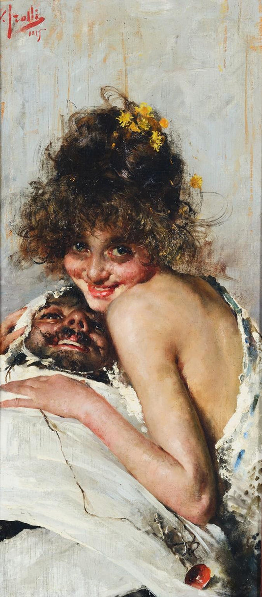 Vincenzo Irolli We Become Like This  - Hand Painted Oil Painting