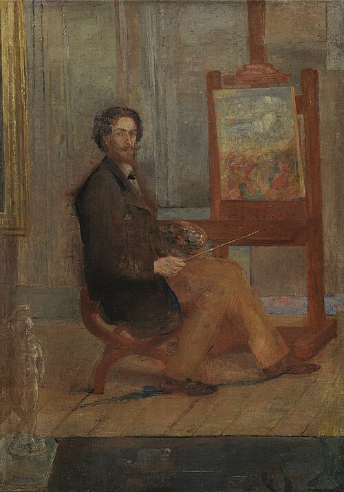 James Ensor Self-Portrait - Hand Painted Oil Painting