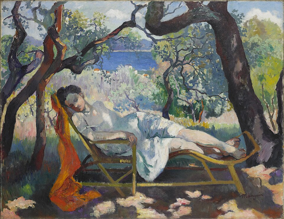 Henri Manguin La Sieste - Hand Painted Oil Painting