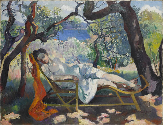 Henri Manguin La Sieste - Hand Painted Oil Painting