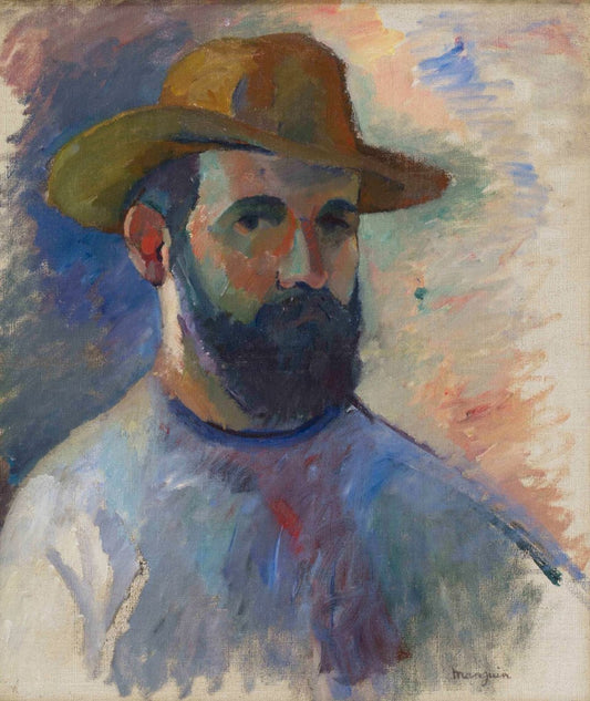 Henri Manguin Self-Portrait, Autoportrait - Hand Painted Oil Painting