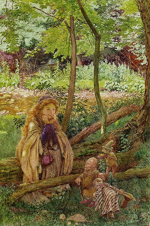 Eleanor Fortescue-Brickdale The Introduction - Hand Painted Oil Painting