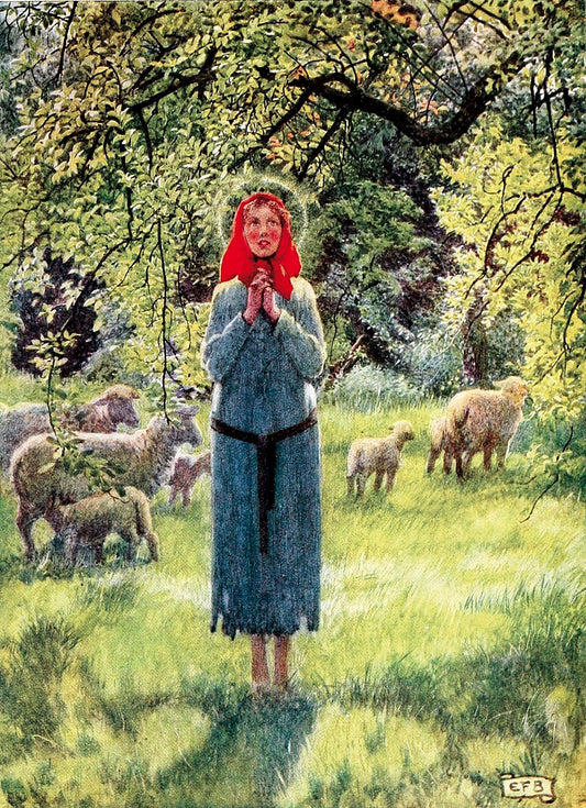 Eleanor Fortescue-Brickdale Joan of Arc - Hand Painted Oil Painting