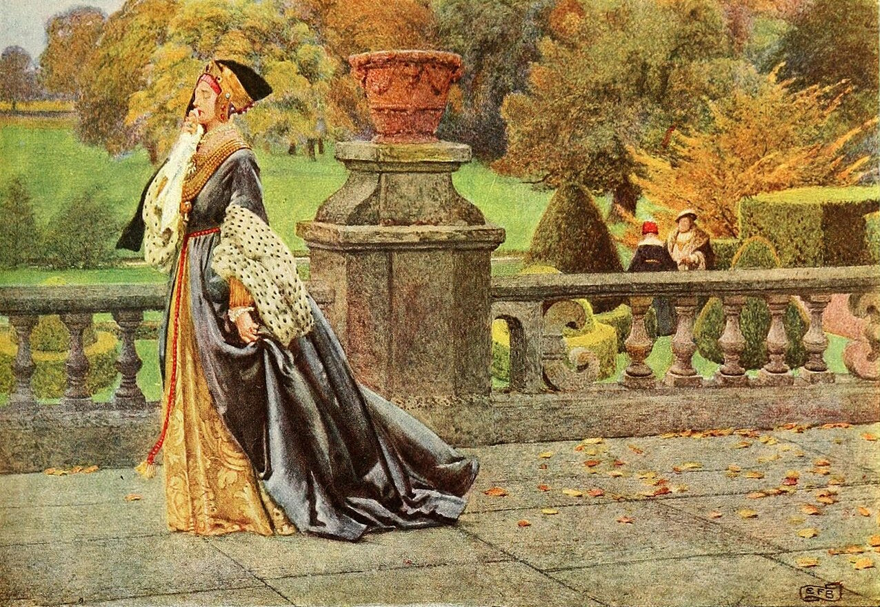 Eleanor Fortescue-Brickdale Catherine of Aragon - Hand Painted Oil Painting
