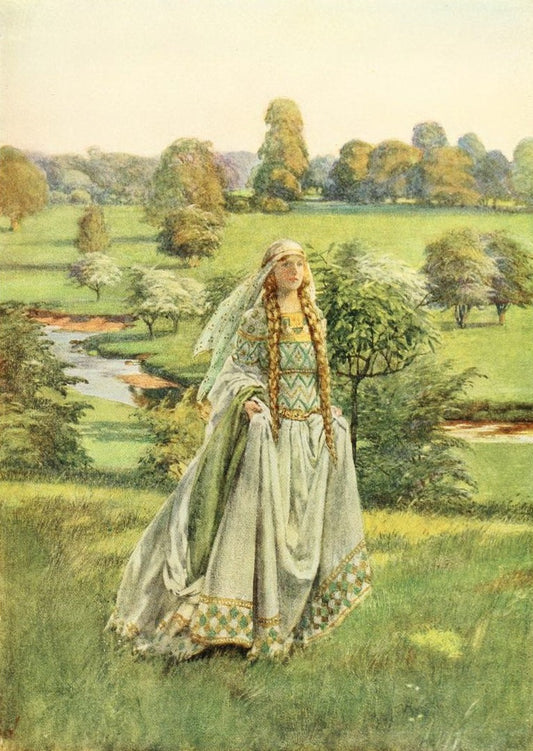 Eleanor Fortescue-Brickdale Guinevere - Hand Painted Oil Painting