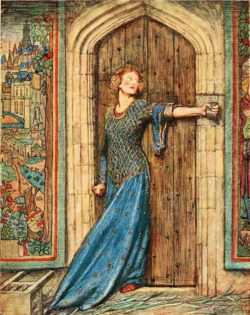 Eleanor Fortescue-Brickdale Kate Barlass - Hand Painted Oil Painting