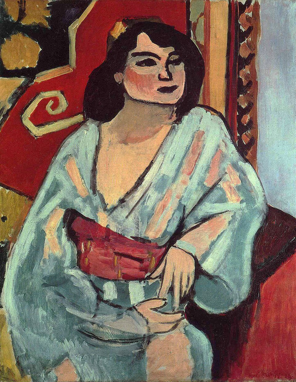 Henri Matisse Algerian Woman - Hand Painted Oil Painting