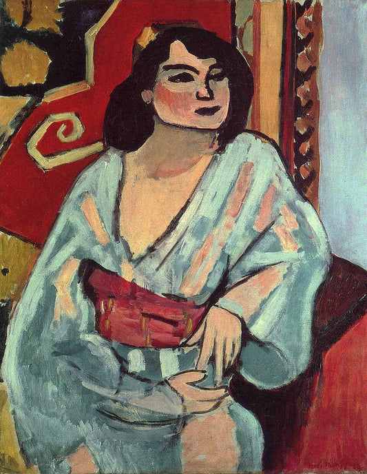 Henri Matisse Algerian Woman - Hand Painted Oil Painting
