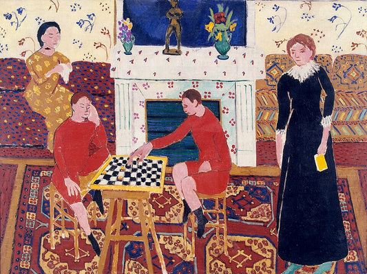Henri Matisse Painter's Family - Hand Painted Oil Painting