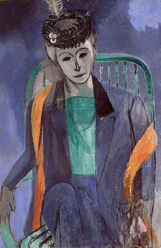 Henri Matisse Portrait of the Artist's Wife - Hand Painted Oil Painting