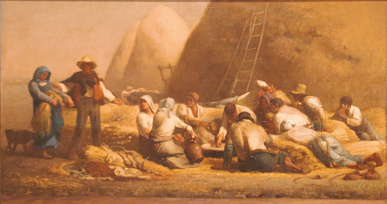 Jean-Francois Millet Harvesters Resting - Hand Painted Oil Painting