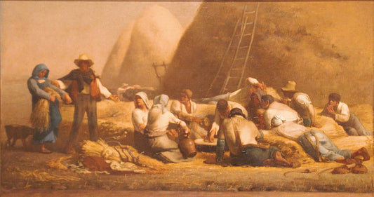 Jean-Francois Millet Harvesters Resting - Hand Painted Oil Painting