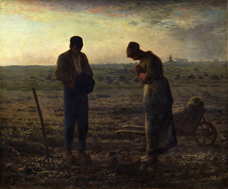 Jean-Francois Millet The Angelus - Hand Painted Oil Painting