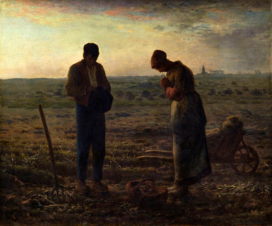 Jean-Francois Millet The Angelus - Hand Painted Oil Painting