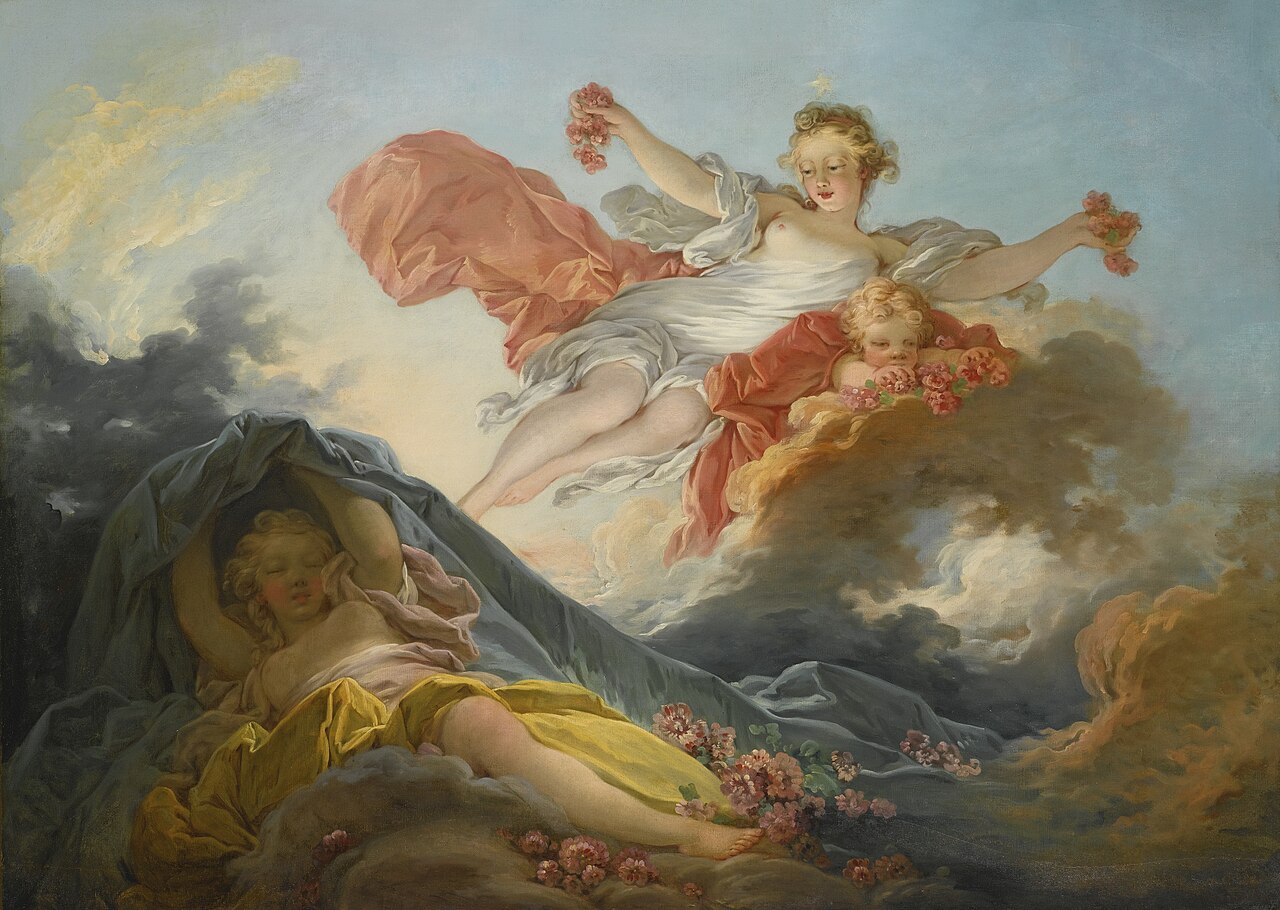 Jean-Honore Fragonard Aurora Triumphing over Night - Hand Painted Oil Painting