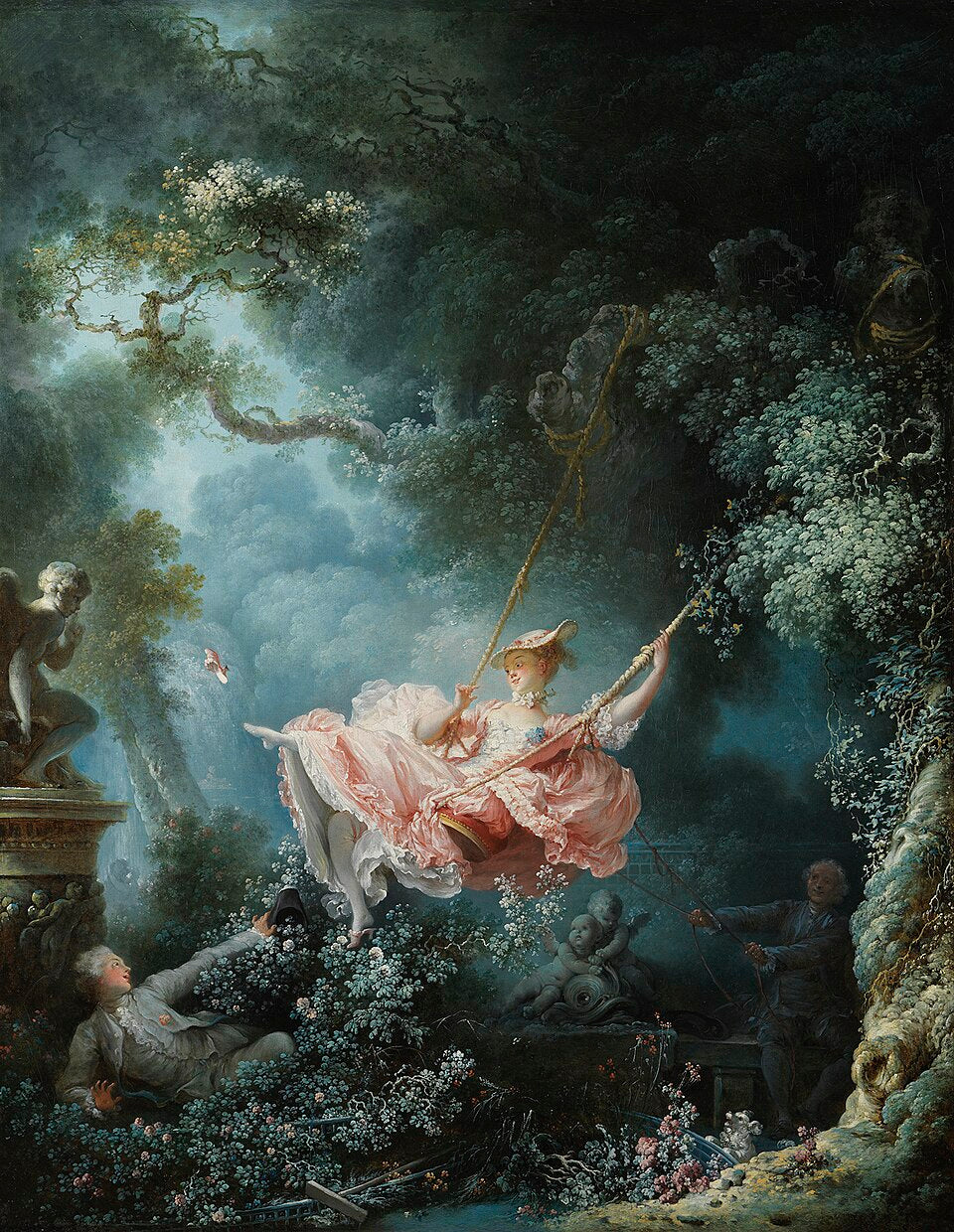 Jean-Honore Fragonard The Swing - Hand Painted Oil Painting