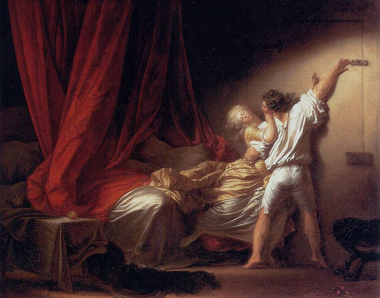 Jean-Honore Fragonard The Bolt - Hand Painted Oil Painting