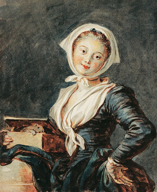 Jean-Honore Fragonard The Girl with the Marmot - Hand Painted Oil Painting