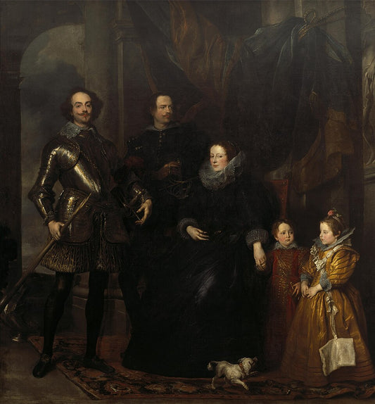 Anthony van Dyck The Lomellini Family - Hand Painted Oil Painting