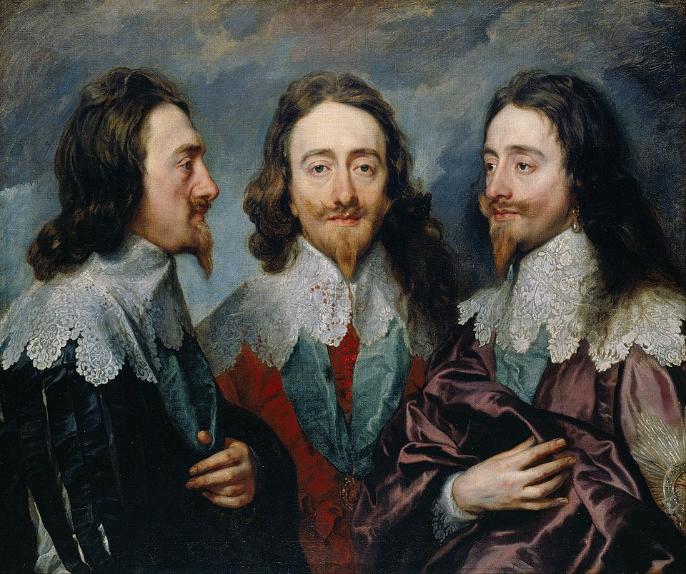 Anthony van Dyck Charles I in Three Positions - Hand Painted Oil Painting
