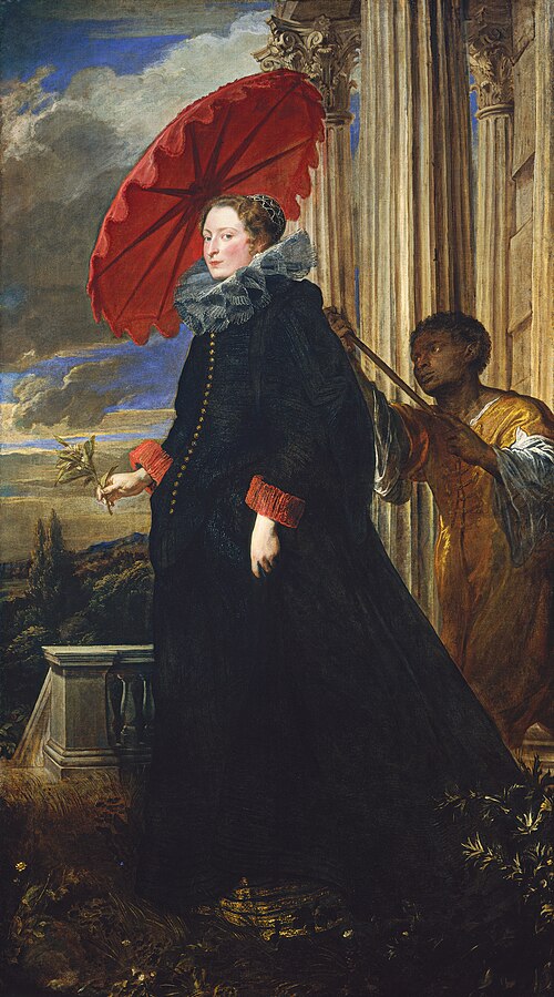 Anthony van Dyck Elena Grimaldi, Genoa - Hand Painted Oil Painting