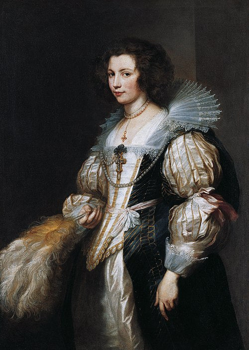 Anthony van Dyck Marie-Louise de Tassis, Antwerp - Hand Painted Oil Painting
