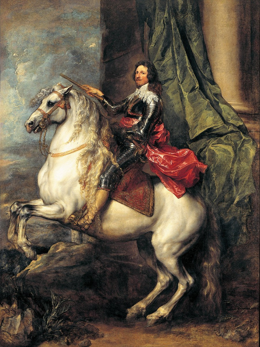 Anthony van Dyck Equestrian Portrait of Thomas Francis, Prince of Carignano - Hand Painted Oil Painting