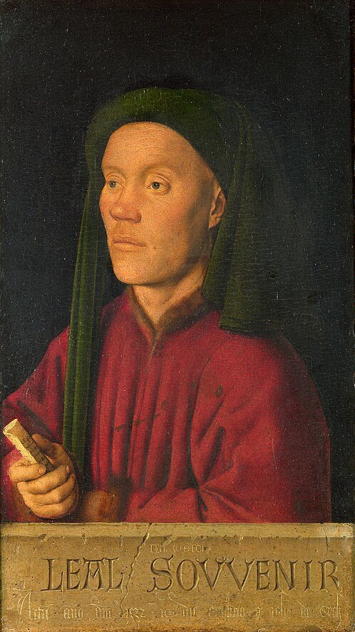 Jan van Eyck Leal Souvenir - Hand Painted Oil Painting