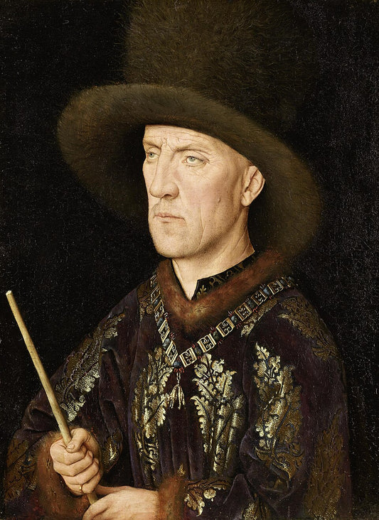 Jan van Eyck Portrait of Baudouin de Lannoy - Hand Painted Oil Painting