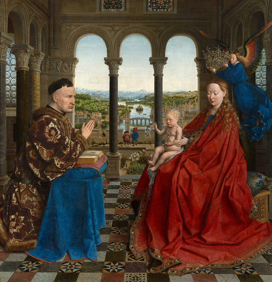 Jan van Eyck Portrait of Jan de Leeuw - Hand Painted Oil Painting