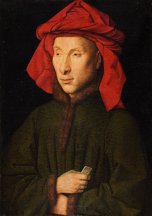 Jan van Eyck Portrait of Giovanni di Nicolao Arnolfini - Hand Painted Oil Painting