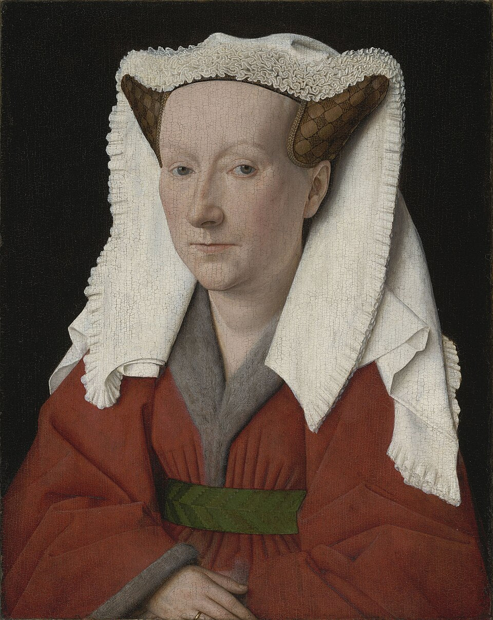 Jan van Eyck Portrait of Margaret van Eyck - Hand Painted Oil Painting