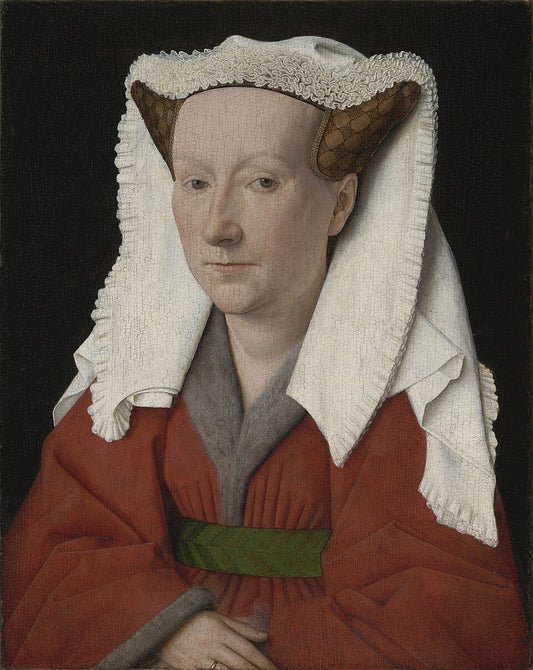 Jan van Eyck Portrait of Margaret van Eyck - Hand Painted Oil Painting