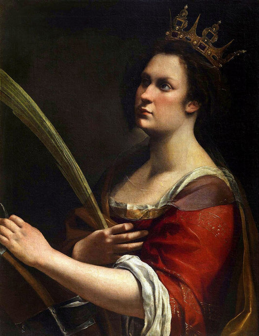 Artemisia Gentileschi Saint Catherine of Alexandria - Hand Painted Oil Painting