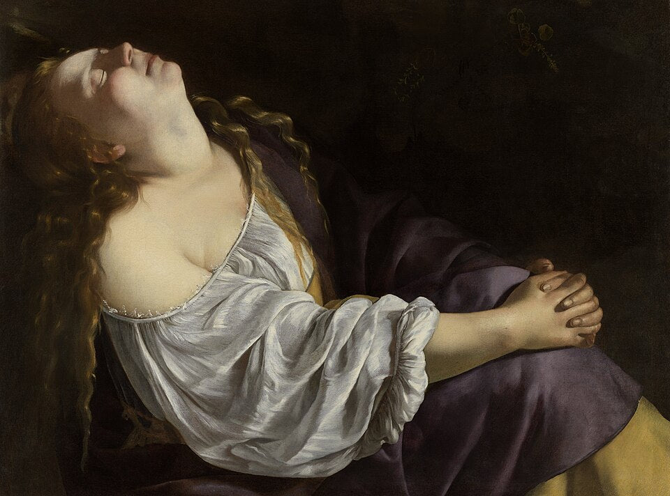 Artemisia Gentileschi Mary Magdalene in Ecstasy - Hand Painted Oil Painting