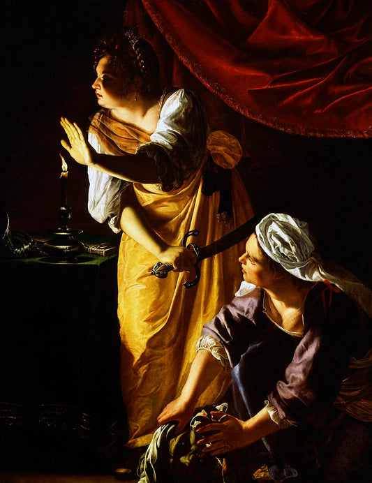 Artemisia Gentileschi Judith and Maidservant with Head of Holofernes - Hand Painted Oil Painting