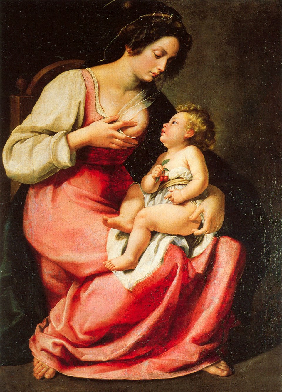 Artemisia Gentileschi Madonna and Child - Hand Painted Oil Painting