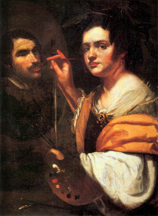 Artemisia Gentileschi Self Portrait - Hand Painted Oil Painting