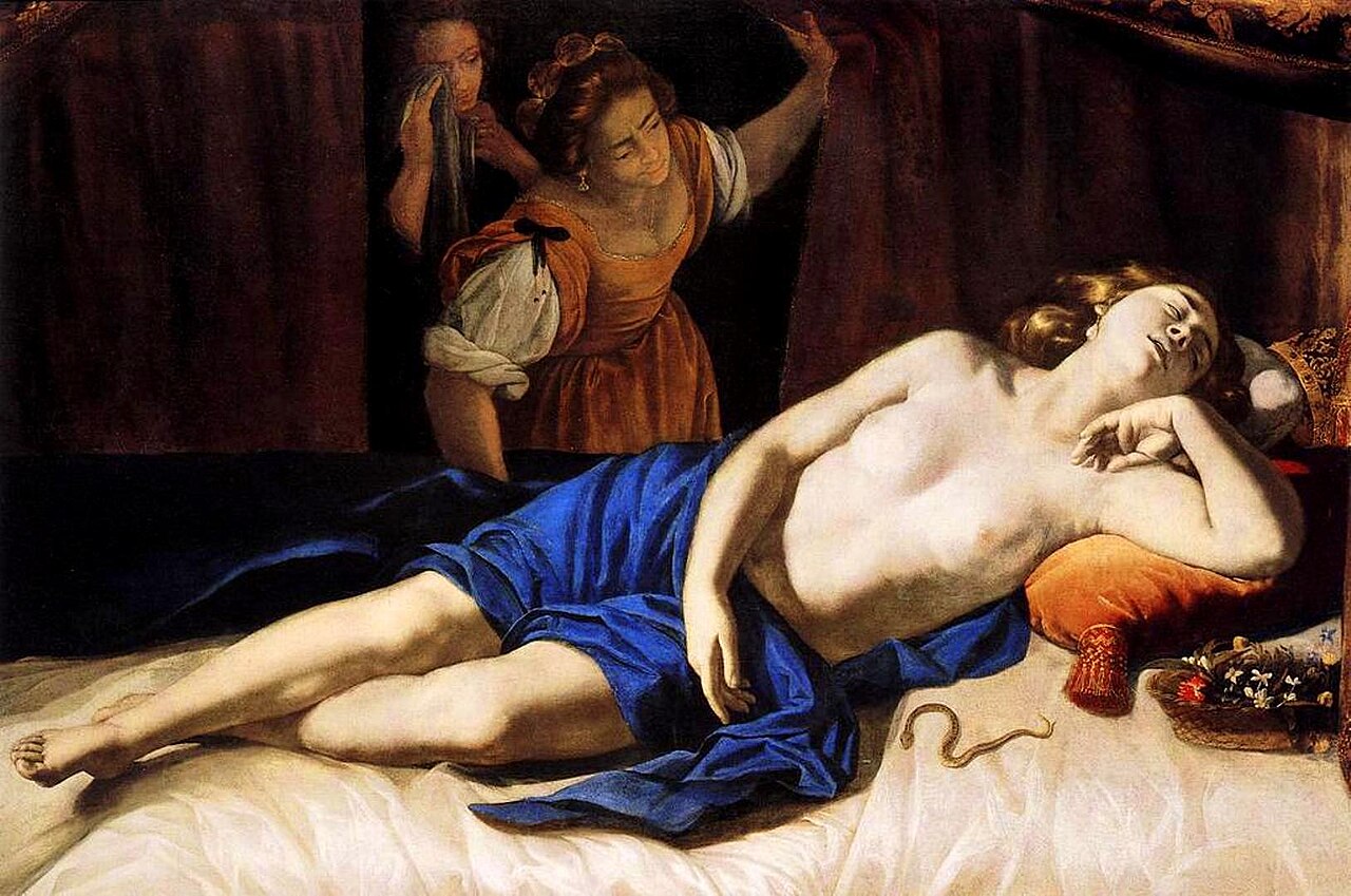 Artemisia Gentileschi Cleopatra II - Hand Painted Oil Painting