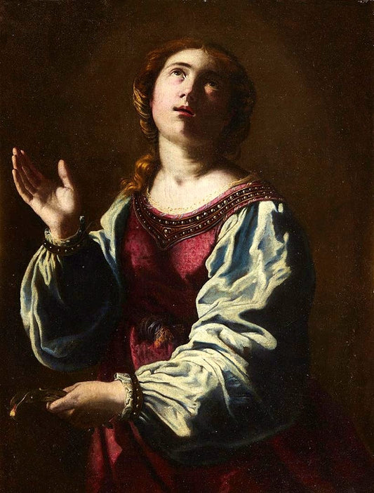Artemisia Gentileschi Saint Apollonia - Hand Painted Oil Painting