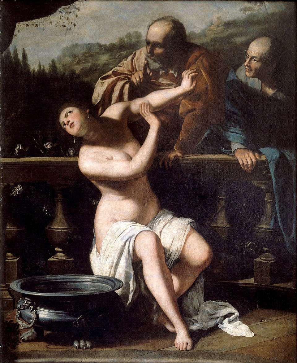 Artemisia Gentileschi Susanna and the Elders II - Hand Painted Oil Painting