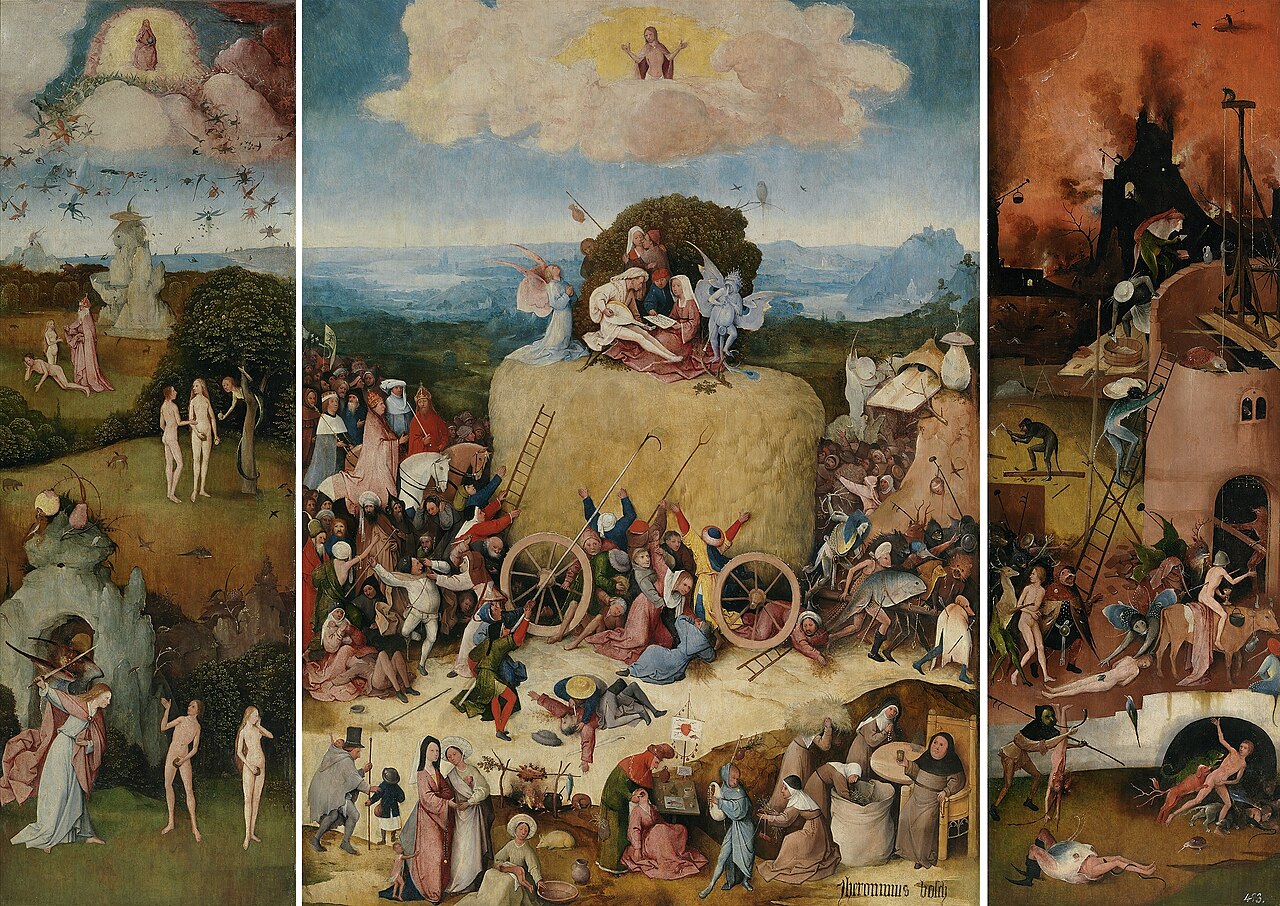 Hieronymus Bosch The Haywain - Hand Painted Oil Painting