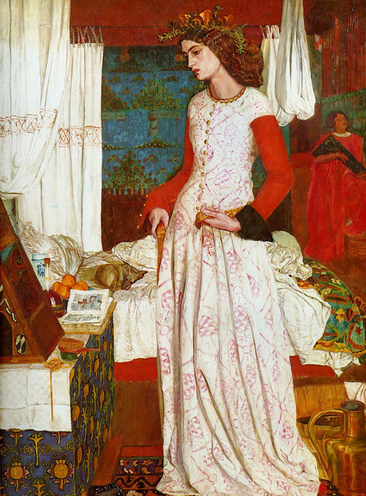 William Morris La belle Iseult, also known as Queen Guinevere - Hand Painted Oil Painting