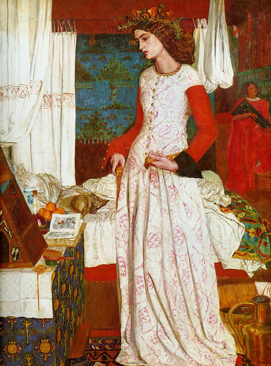 William Morris La belle Iseult, also known as Queen Guinevere - Hand Painted Oil Painting