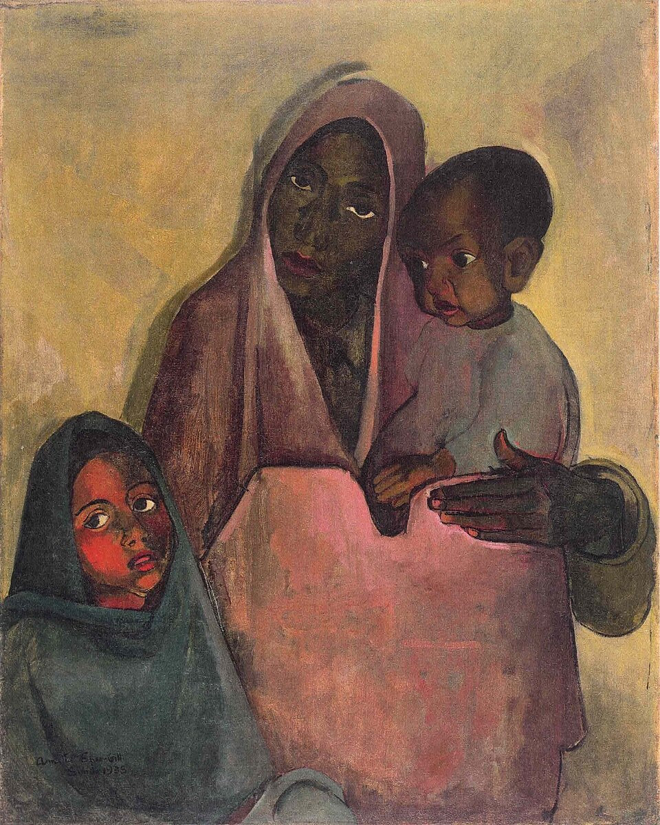 Amrita Sher-Gil Mother India - Hand Painted Oil Painting